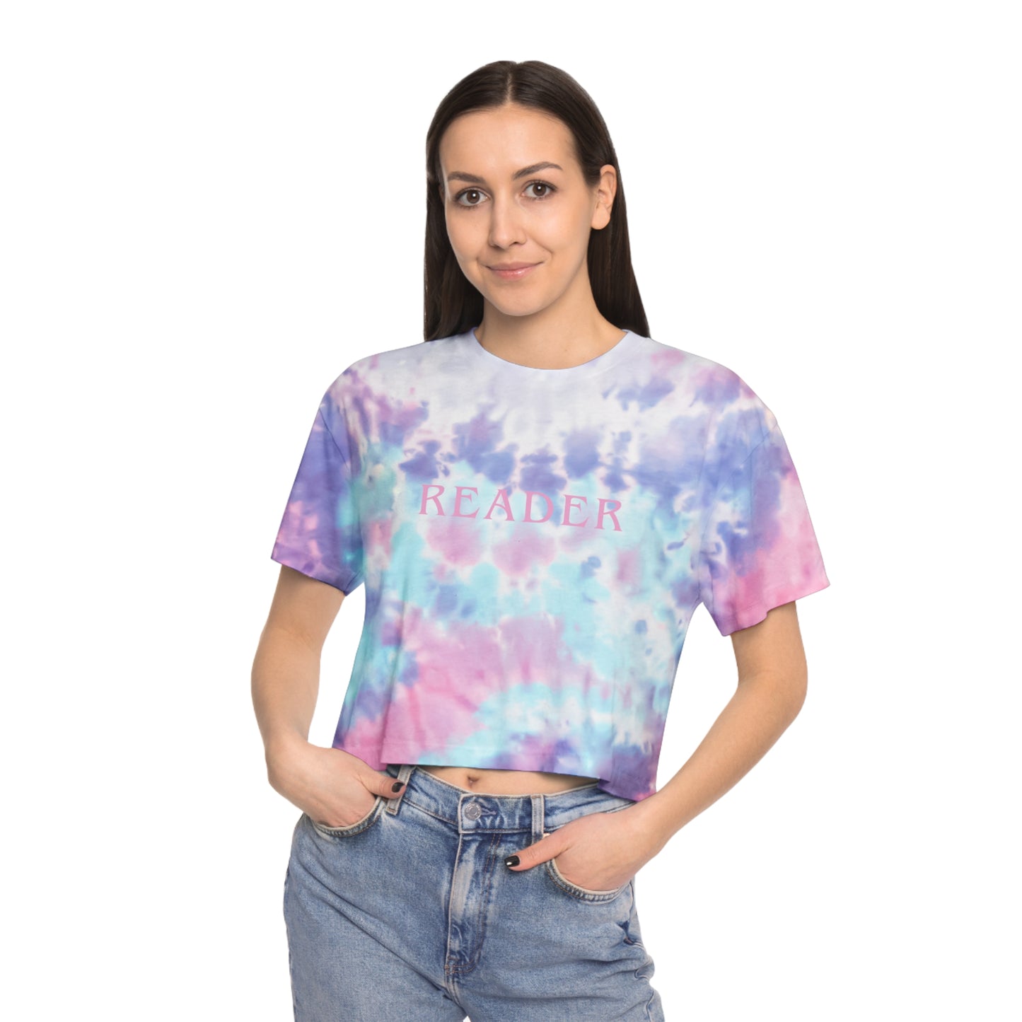 Reader Tie-Dye Cropped Tee
