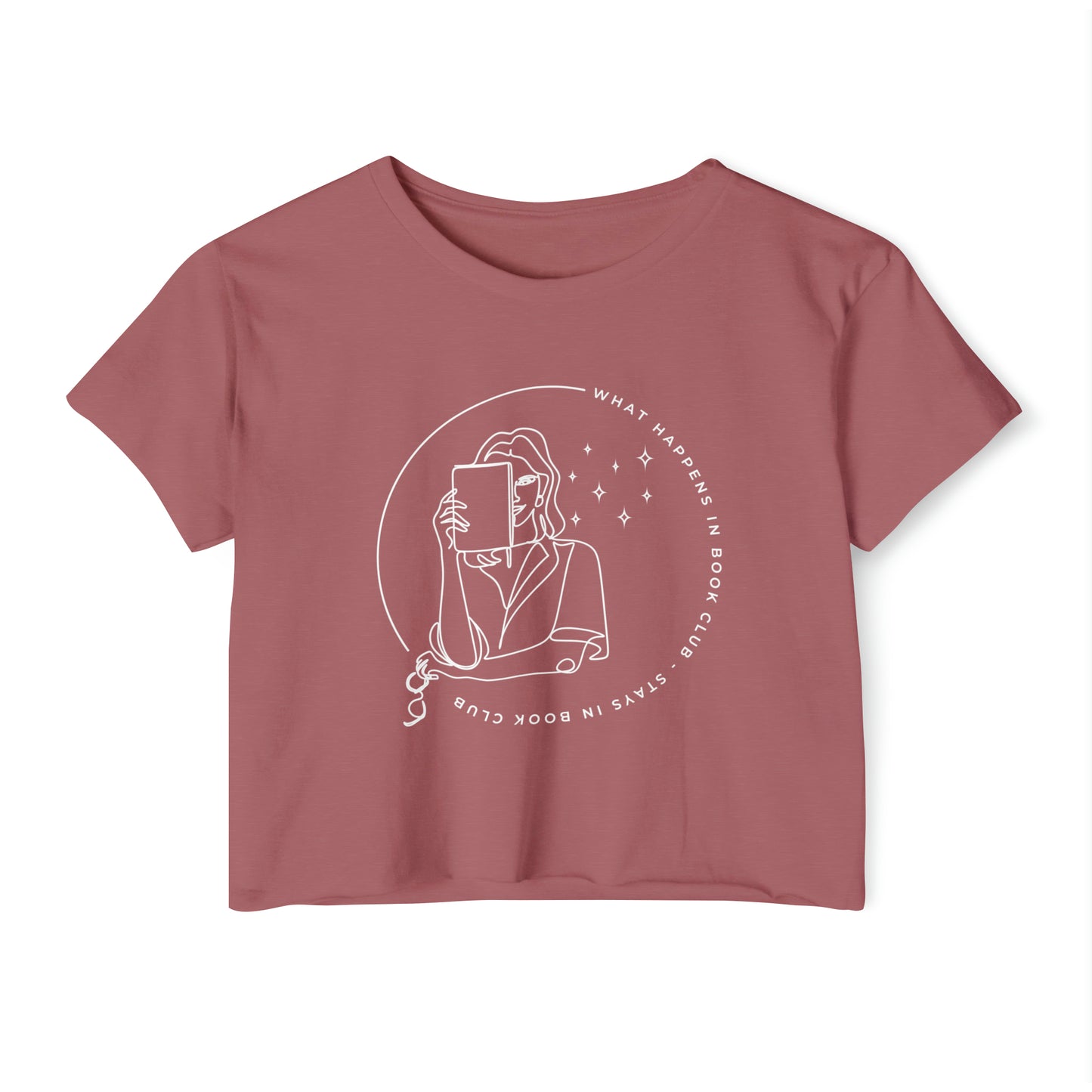 Bookclub Festival Cropped Tee