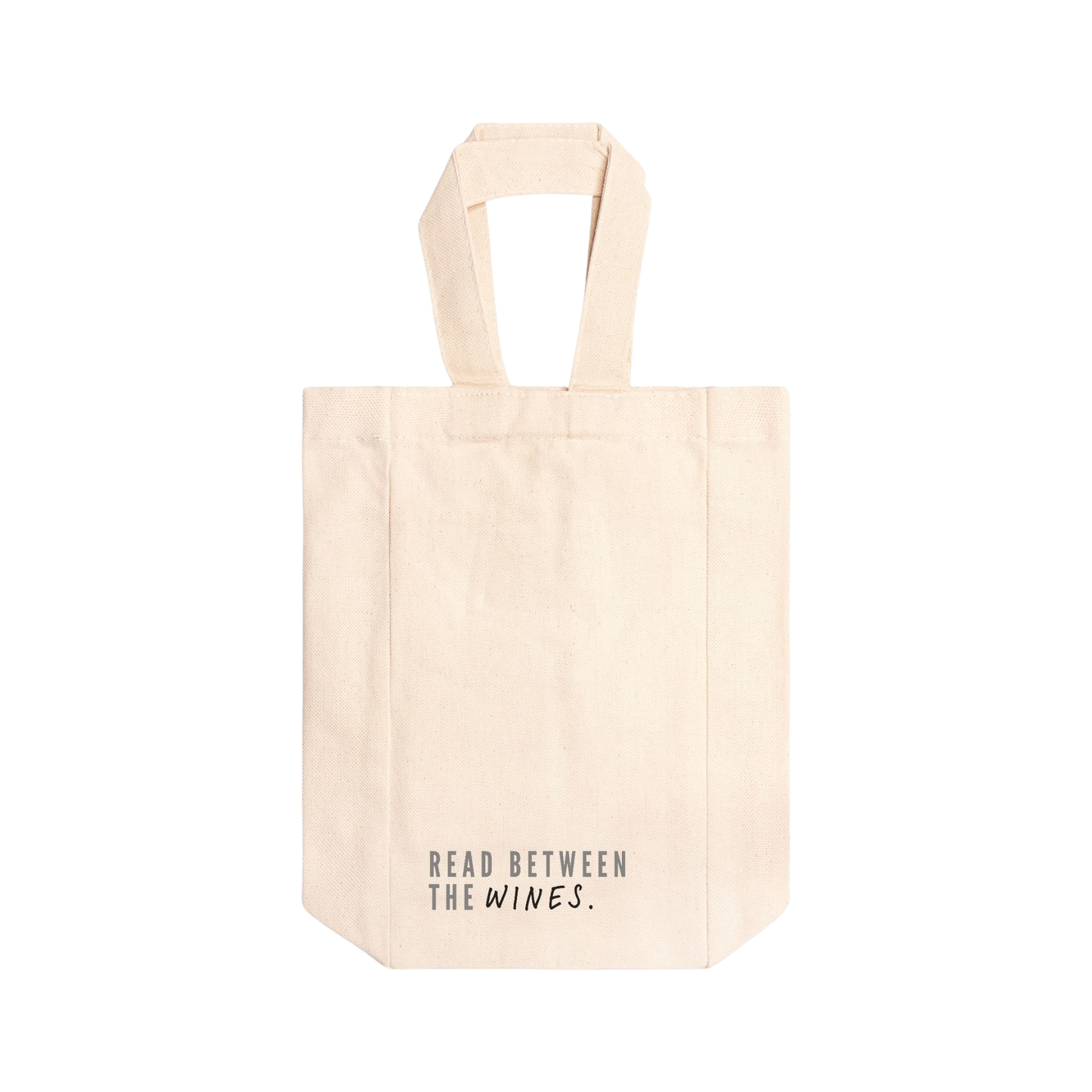 Read Between The Wines - Wine Bottle Tote