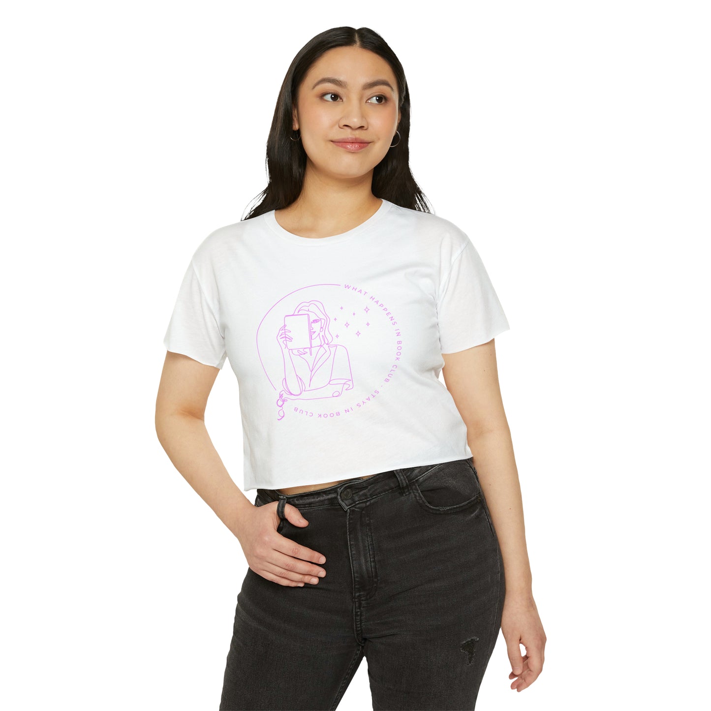 Bookclub Festival Cropped Tee