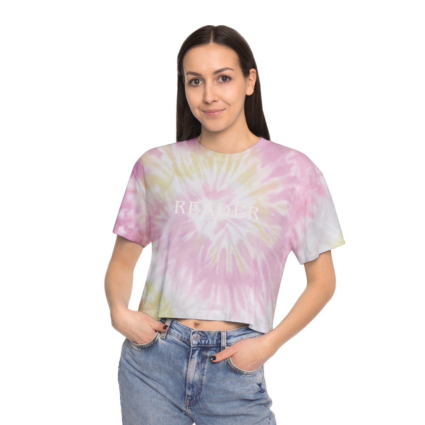 Reader Tie-Dye Cropped Tee